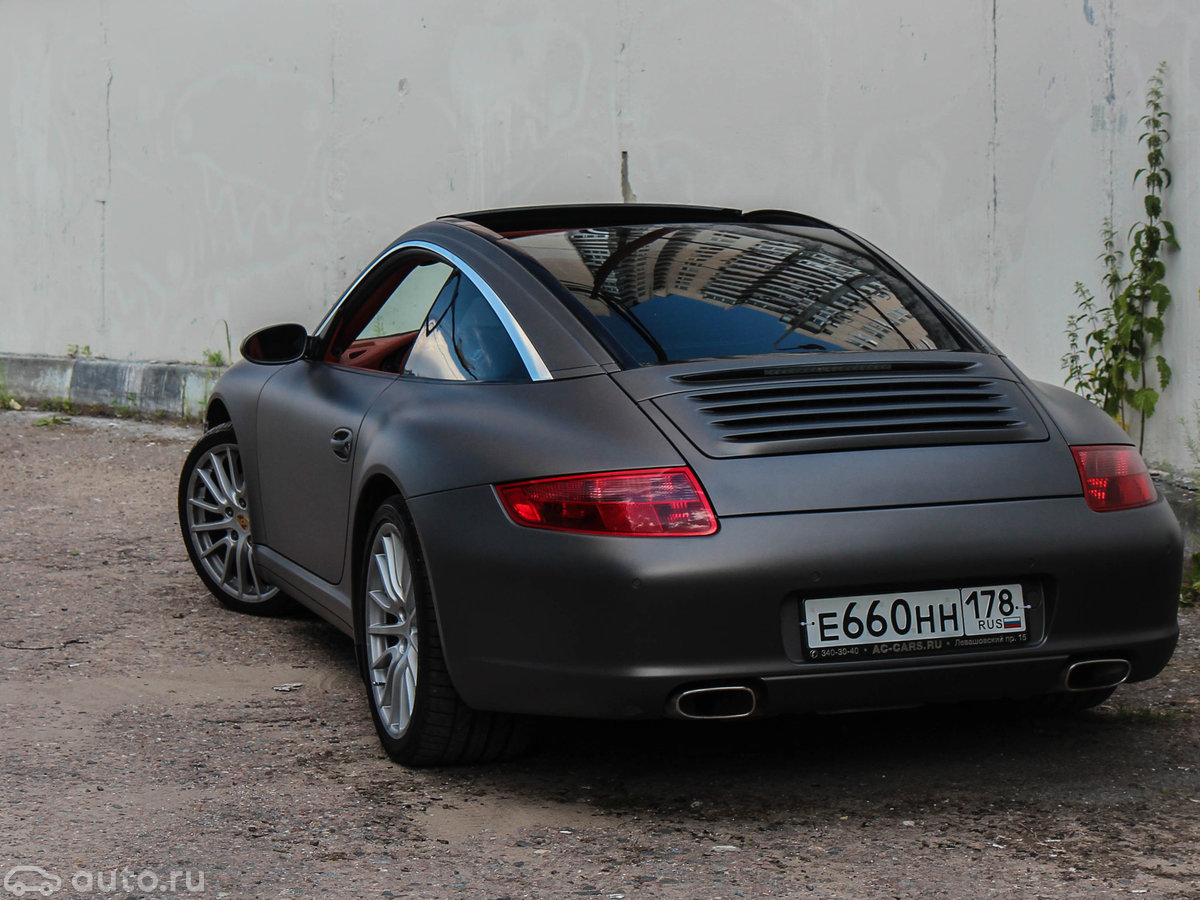 2007 Porsche 911 Targa 4S - матовый графит - АвтоГурман